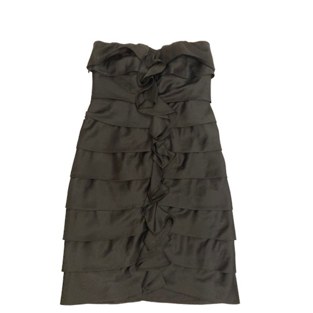 The Limited Strapless Dress tiered ruffles lined Size 4